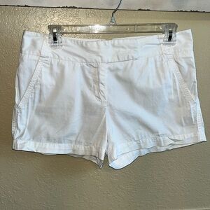 J. Crew White Chino Shorts Sz 4